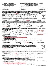 4 Đề thi thử THPT Quốc gia môn Vật lý Lớp 11 lần 2 năm 2019 - Trường THPT Lê Hồng Phong (Có đáp án)